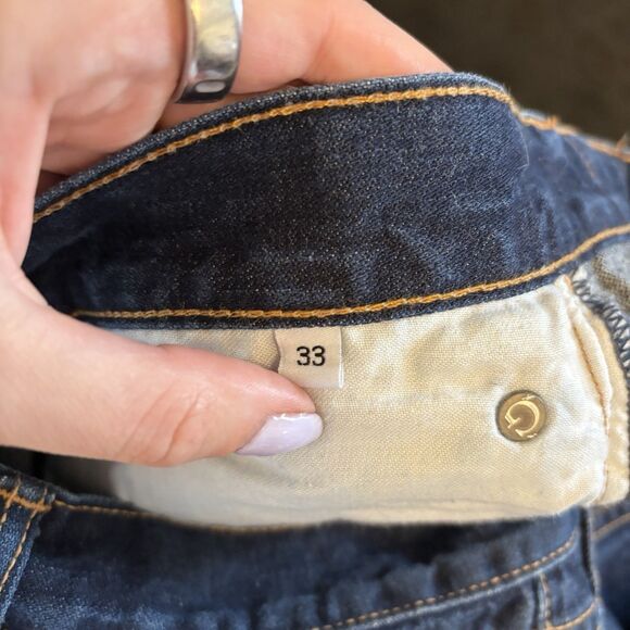 Gustin Men's Straight Jeans - Dark Blue - Picture 7 of 10